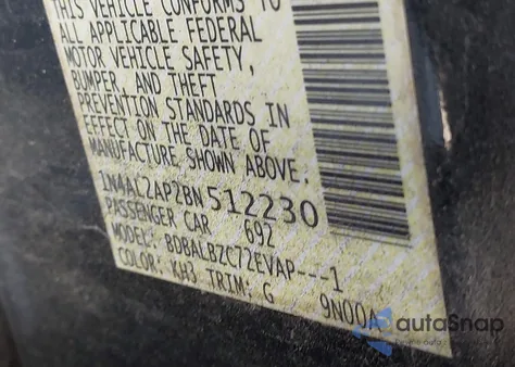 2011 Nissan Altima 2.5 S z USA, uszkodzony, nr VIN 1N4AL2AP2BN512230